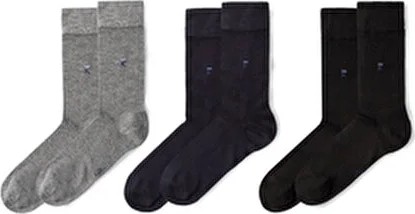 Kiğılı 3'lü Bambu Karışımlı Düz Çorap Hediye Kutulu Set görsel 2