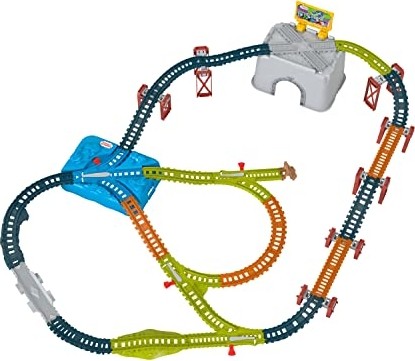 Aesco Mattel Thomas & Friends Oyuncak Tren Paleti Seti, Connect & Build Kovası, Kalıp Döküm ve Motorlu Trenler Için 48 Parça Genişletme Paketi, Yaş 3+ Yıl, HNP81