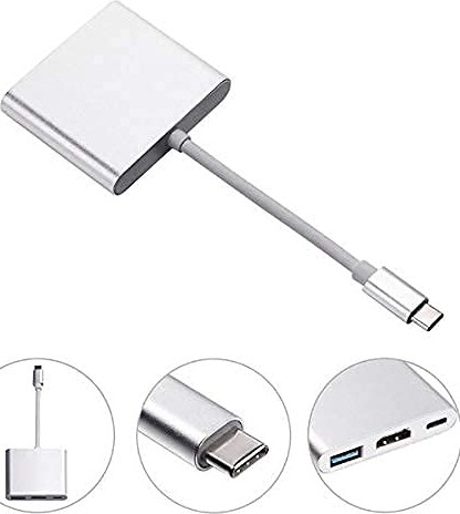 Die Grup Daytona CF01 Macbook Uyumlu 4K Full Hd 1080P Type C To 3 Portlu HDMI - USB 3.0 - Pd Çevirici Hub Adaptör görsel 5
