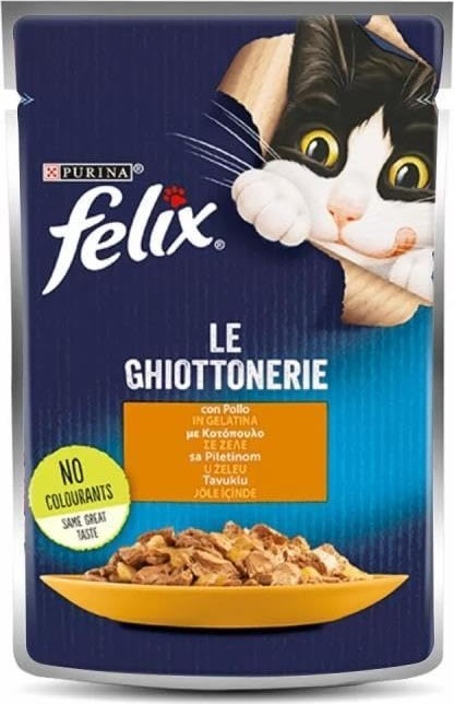 Die Grup Felix Tavuk Etli Kedi Yaş Mama (26 x 85 Gr)
