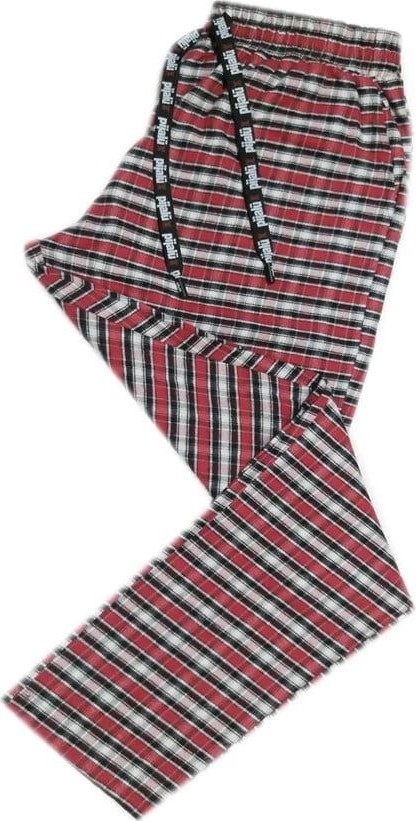 Melonika Pijalüx Erkek Kareli Poplin Cepli Alt Pijama görsel 2