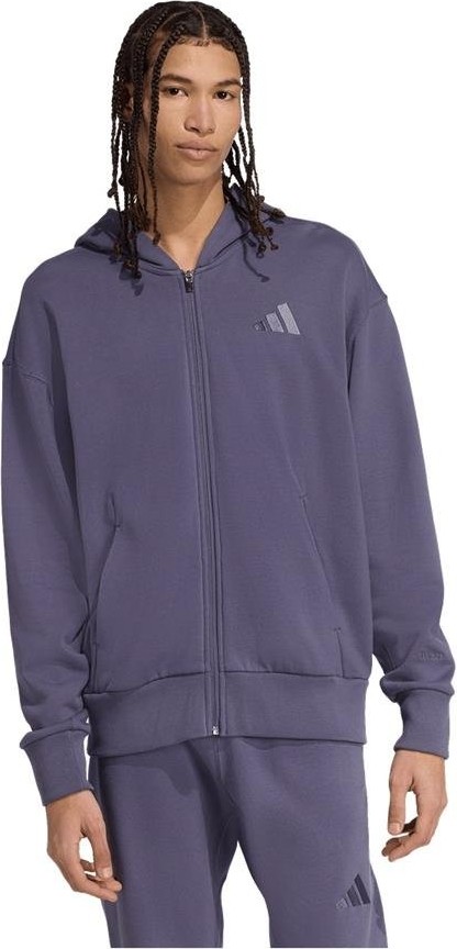 adidas Sportswear JV7232 ALL SZN French Terry Full-Zip Kapüşonlu Üst görsel 7
