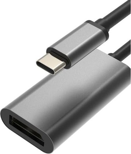 Die Grup Coverzone Type-C To Displayport Adaptör USB C Dp Çevirici Notebook Pc Bilgisayar Uyumlu HC67 (Hdmı Değildir) görsel 3