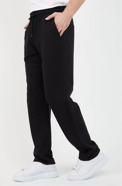Hace Bazaar Üç Iplik Basic Eşofman Pantolon - Siyah -Hcb