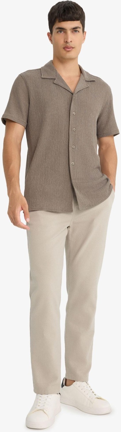 DeFacto Jogger Fit Beli Bağcıklı Lastikli Cepli Pamuklu Dokulu Pantolon F3269AX25AU