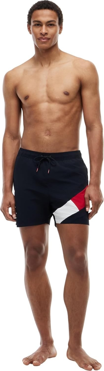Happy Trend Tommy Hilfiger Erkek Orta Ipli Yüzme Şortu görsel 3