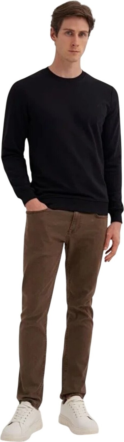Cazador Caz 56100 3 Ipl. Basic Sweat Siyah Erkek Sweatshirt görsel 4