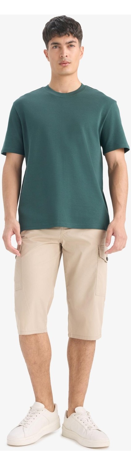 DeFacto %100 Pamuk Regular Fit Kapri E5363AX25SM görsel 4