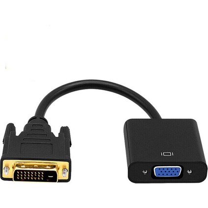 DVI - VGA Adaptör Kablosu 1080 P Dvı-D - VGA Kablosu 24 + 1 25 Pin DVI Erkek - 15 Pin VGA Dişi Video Dönüştürücü Pc Ekranı Için (Yurt Dışından)