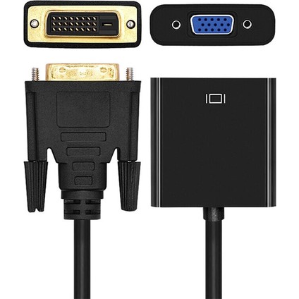 DVI - VGA Adaptör Kablosu 1080 P Dvı-D - VGA Kablosu 24 + 1 25 Pin DVI Erkek - 15 Pin VGA Dişi Video Dönüştürücü Pc Ekranı Için (Yurt Dışından) fırsatları
