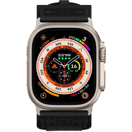 Apple Watch 42MM Krd-99 Hasır Kordon Siyah fırsatları