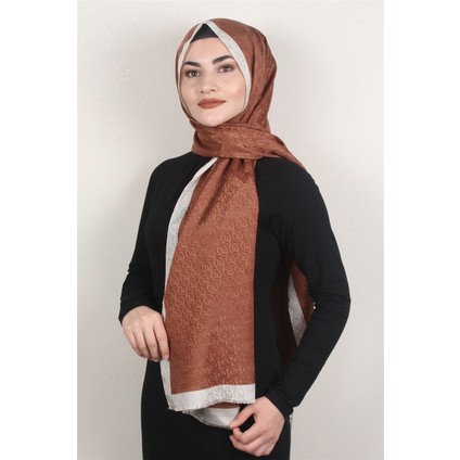 Monogram Şal 145-21 Bakır
