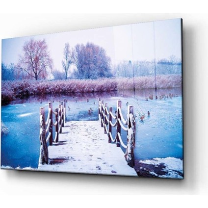 Doğa Manzara Cam Tablo 4mm Dayanıklı Temperli Cam