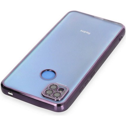 Xiaomi Redmi 9c Kılıf Razer Lensli Silikon - Mor 277097