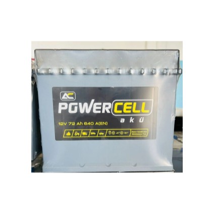12 Volt 70 Amper "yüksek Düz" (Japon Tip) Powercell Akü.!! Güncel - Yeni Üretim.!!