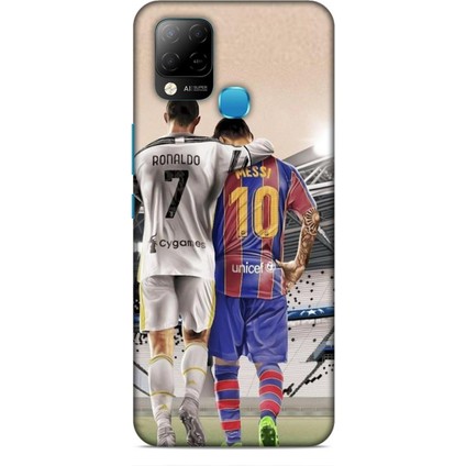 Infinix Hot 10T Kevlar Futbolcular 9 Ronaldo Messi Uv Kılıf