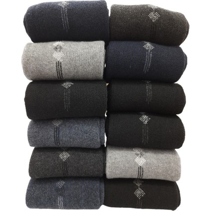 ÇorapDiyarı & Stilteks 12 Çift Ekonomik Pamuklu Kışlık Kalın Havlu Erkek Çorap modelleri