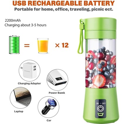 Erik Tarzı Taşınabilir Blender USB Mikser Elektrikli Meyve Sıkacağı Makinesi Smoothie Blender Mini Mutfak Robotu Kişisel Blender Meyve Suyu Karıştırıcılar (Yurt Dışından)