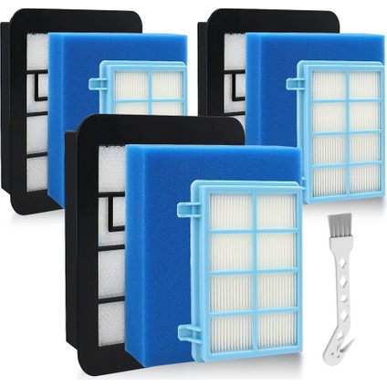 Kompakt ve Aktif Elektrikli Süpürge Için Yedek Filtre Seti FC8010/01 FC9331 FC9332 FC9555, FC9556 (Yurt Dışından)