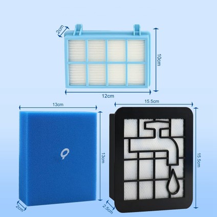 Kompakt ve Aktif Elektrikli Süpürge Için Yedek Filtre Seti FC8010/01 FC9331 FC9332 FC9555, FC9556 (Yurt Dışından) modelleri