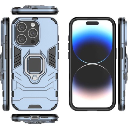 IPhone 15 Için Kılıf Pro Max Kickstand 360 &deg; Dönen Halka Askeri Damla Kapak (Yurt Dışından) modelleri