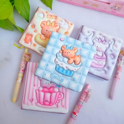 Kawaii Ayıcık Yumuşak Kapaklı Pofidik Defter Hatıra Defteri 1 Adet indirimleri