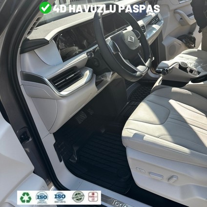 Volkswagen Jetta Sedan 2012 ile Uyumlu 4d Havuzlu Üniversal Yeni Nesil Paspas Siyah Gold Seri modelleri
