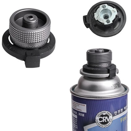 1 Stil Ayarla Gaz Sobası Adaptörü Gaz Tasarrufu Plus Bütan Adaptörlü Gaz Adaptörü Kamp Sobası Dolum Adaptörü Kamp, Sırt Çantasıyla Seyahat, Yürüyüş Için (Yurt Dışından)