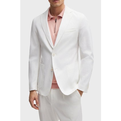 Pamuklu Gofre Slim Fit Blazer Ceket Erkek Ceket 50514667 100