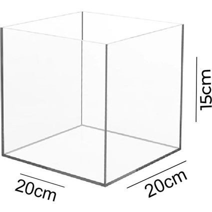 Kapaksız Çok Amaçlı Saklama Kutusu (20CM x 20CM x 15CM)