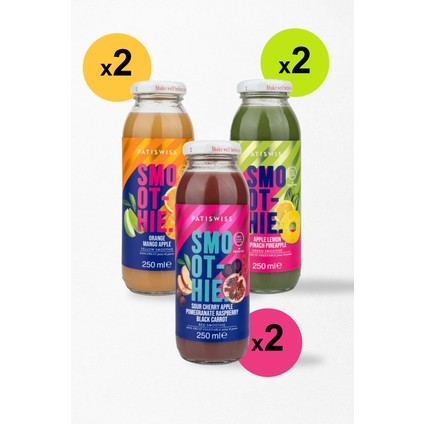 Smoothie Karışık Set, 250ml x 6 Adet