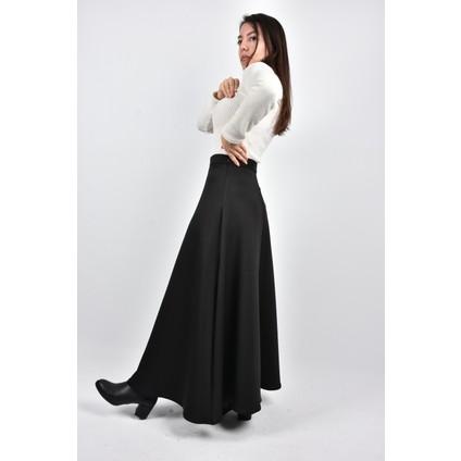 Gizli Fermuarlı Uzun Scuba Etek modelleri