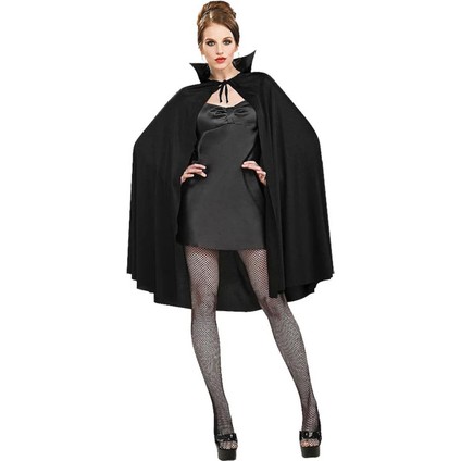 Siyah Renk Yakalı Halloween Pelerini 90 cm fiyatları