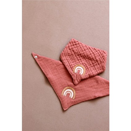 4 Kat Organik Müslin Bebek Önlük(2 adet) modelleri