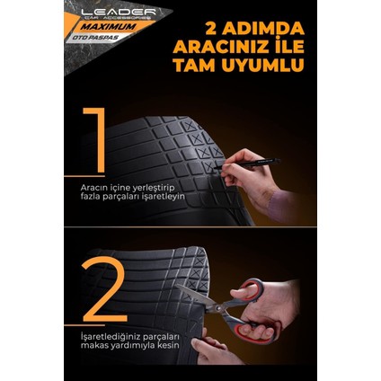 kia Rio Eski Uyumlu 4d Havuzlu Paspas Premium Kesilebilir Model Siyah Sc fırsatları