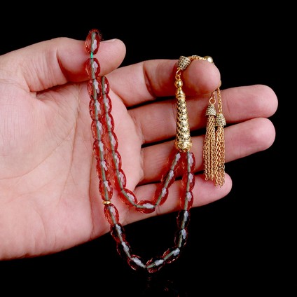 925 Ayar Gümüş Püsküllü Arpa Kesim Sultan Taşı Tesbih fiyatları