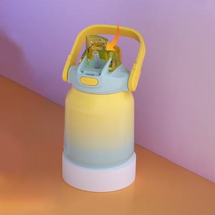 Düz Pipet 2'si 1 Arada Termos Bardak 620ML (Yurt Dışından) fiyatları