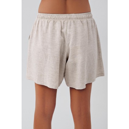 Keten Kısa Kol Oversize Gömlek Şort Takım K602 modelleri