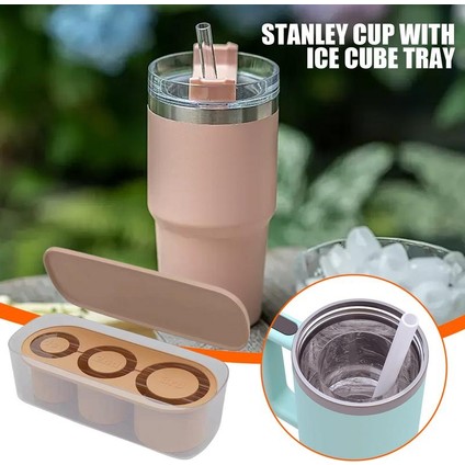 Buz Yapım Makinesi Tepsisi Tumbler Için Buz Küpü Tepsisi Yeniden Kullanılabilir Içi Boş Silindir Buz Yapım Makinesi Kalıp Kapaklı Yapışmaz Buz Kalıbı Kokteyller Için (Yurt Dışından)