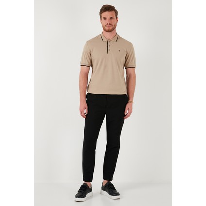 % 100 Pamuk Düğmeli Slim Fit Polo Yaka T Shirt Erkek Polo Yaka T Shirt 5902118
