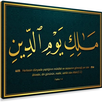 Fatiha Suresi Kanvas Tablo indirimleri