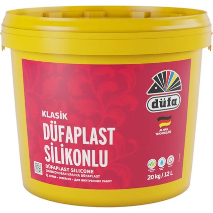 Klasik Düfaplast Silikonlu İç Cephe Duvar Boyası 1179 Kum Beji 12 l
