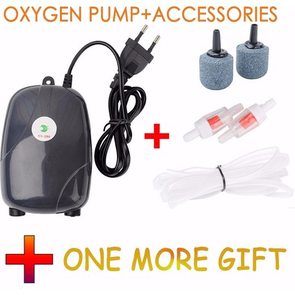 3W Tarzı Ab Fişi Akvaryum Hava Pompası Balık Tankı Mini Kompresör Çek Valf Tüplü Tek Çift Çıkışlı Su Aksesuarları 220V 3W 5W (Yurt Dışından) fiyatları