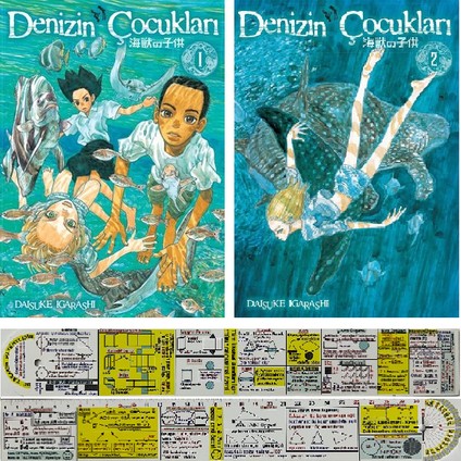 Denizin Çocukları 1. - 2. Ciltler Manga Seti - Daisuke Igarashi + Matematik Öğreten Ayraç