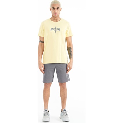 Boris Sarı Standart Kalıp Erkek T-Shirt - 88206