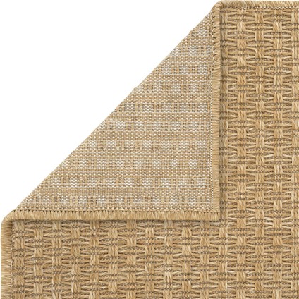 Atina 9104 Bej Halı Balkon Oturma Odası Halısı Hasır Halı Kilim Antre Hol Halısı Kesme Halı Yolluk