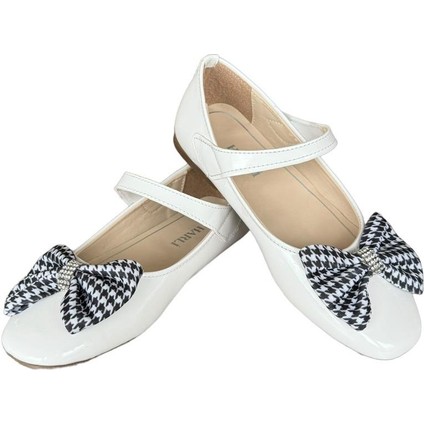 Kız Çocuk Babet Ayakkabı BEYAZ indirimleri