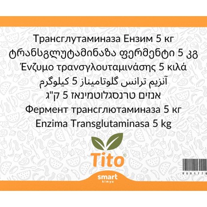 Transglutaminaz Enzimi 5 kg fiyatları