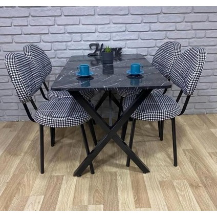 Bambeds Mobilya Masa Takımı Yemek Masası 60X120  4 Sandalye