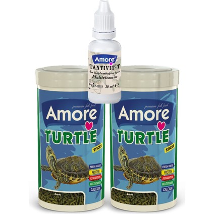 Turtle Sticks 500 ml Kutu Sürüngen ve Kaplumbağa Yemi ve Multivitamin